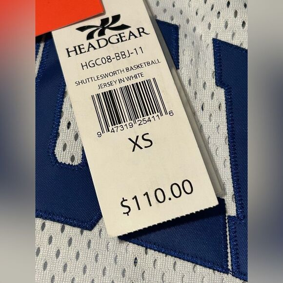 Jesus Shuttlesworth #34 He Got Game White Jersey - XS Unisex - Headgear Classics - Picture 1 of 8